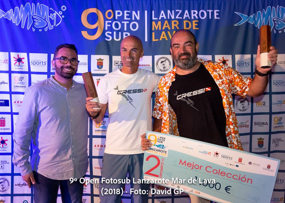 Subcampeones del 9º Open Fotosub LANZAROTE MAR DE LAVA 2018